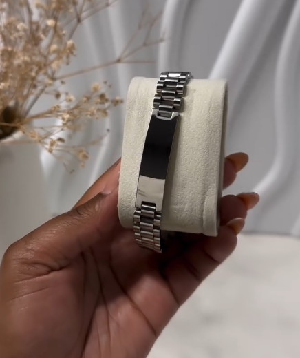Men's Watch Strap Bracelet - Image 1
