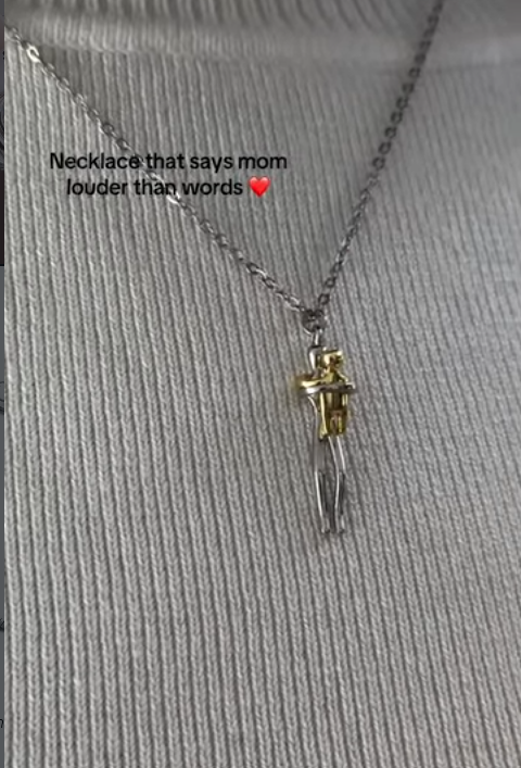 Mom and Child Necklace - Image 1
