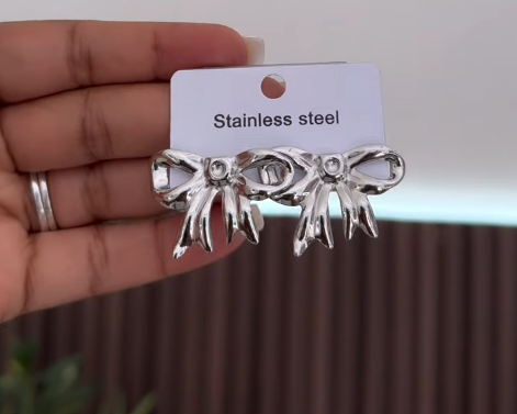 Silver Earrings - Image 1
